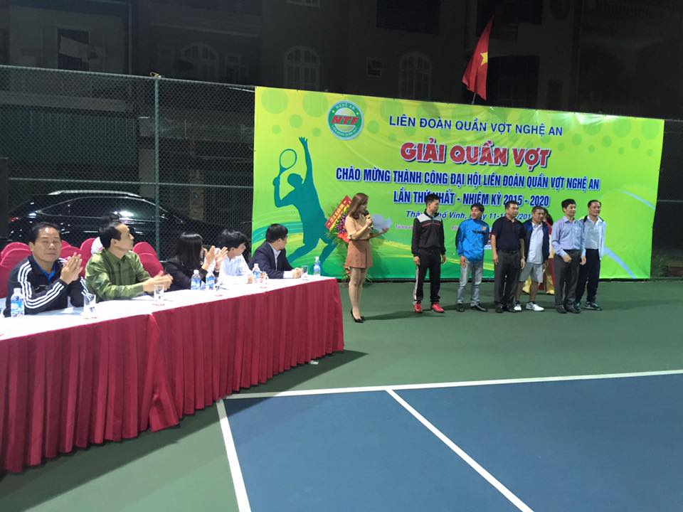Khai mạc giải quần vợt chào mừng thành công đại hội liên đoàn