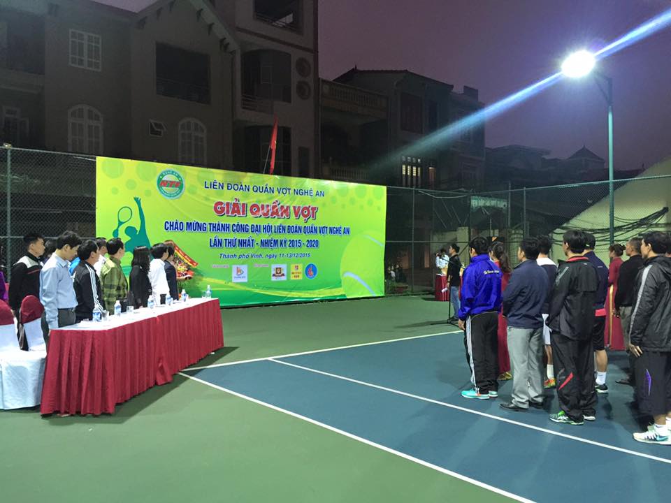 Khai mạc giải quần vợt chào mừng thành công đại hội liên đoàn