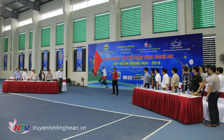 Khai mạc giải Quần vợt Vô địch tỉnh Nghệ An cúp Vicem Hoàng Mai - 2018