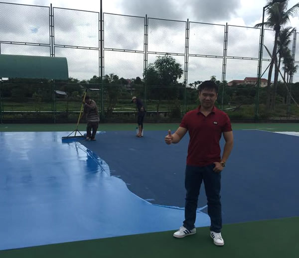 Thi công sân Tennis tại TP Vinh Nghệ An, Hà Tĩnh, Quảng Bình