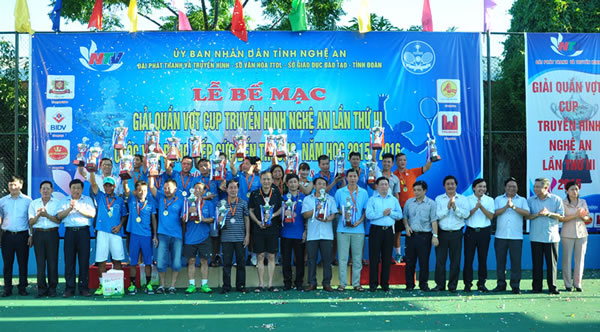 Giải Quần vợt Cúp NTV 2015 "Tiếp sức đến trường" đã thành công tốt đẹp